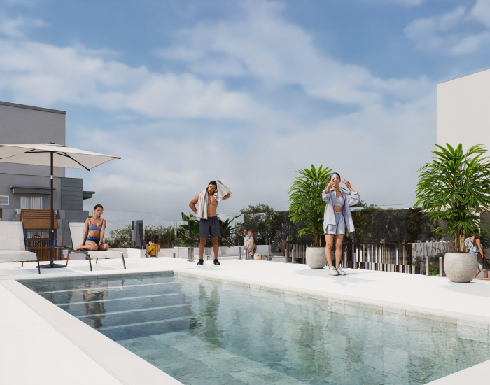 AREA DA PISCINA COBERTURA